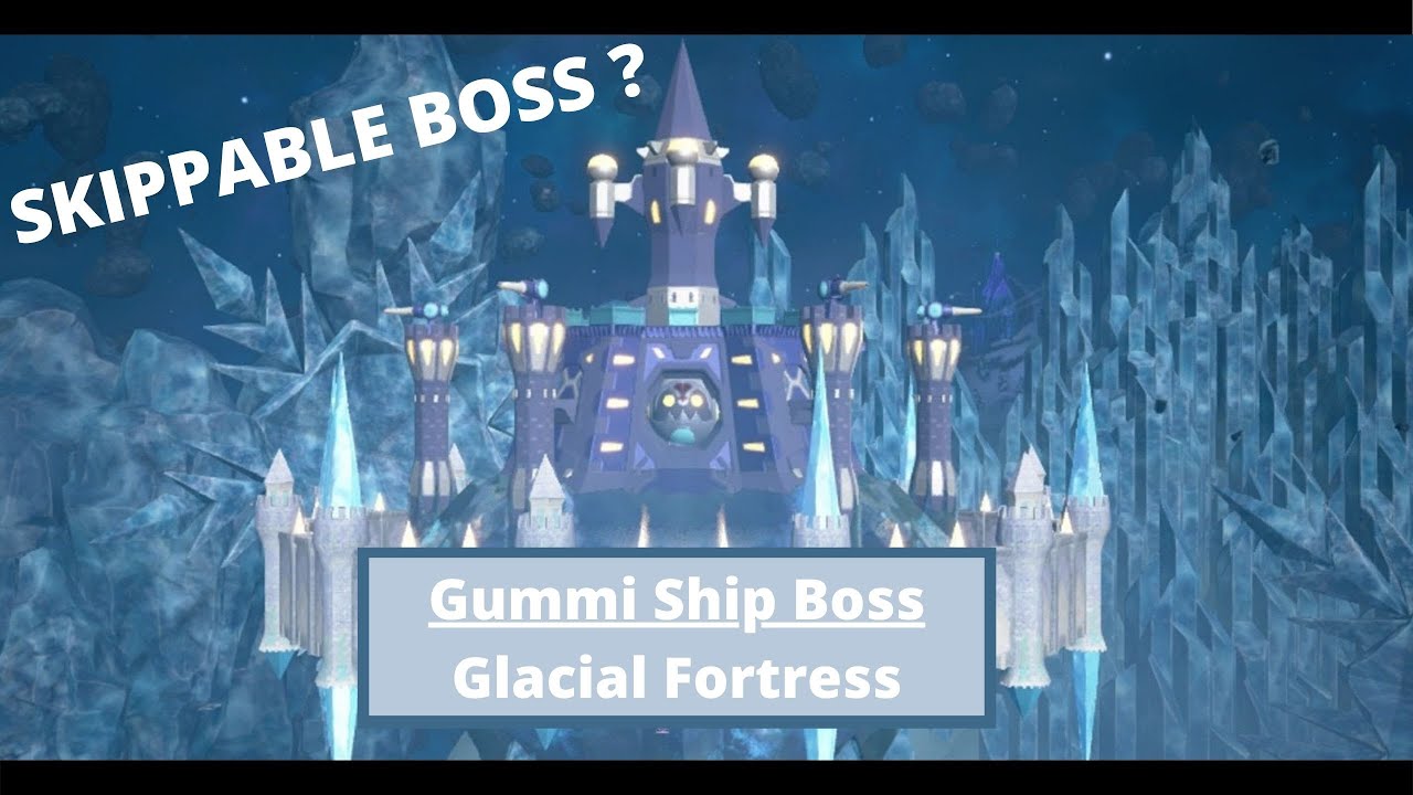 Kingdom Hearts 3 - Gummi Ship Boss - Glacial Fortress (Skippable Boss?)