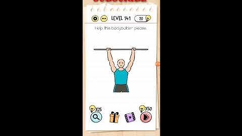 Brain test Level 141|| Help this bodybuilder Walkthrough