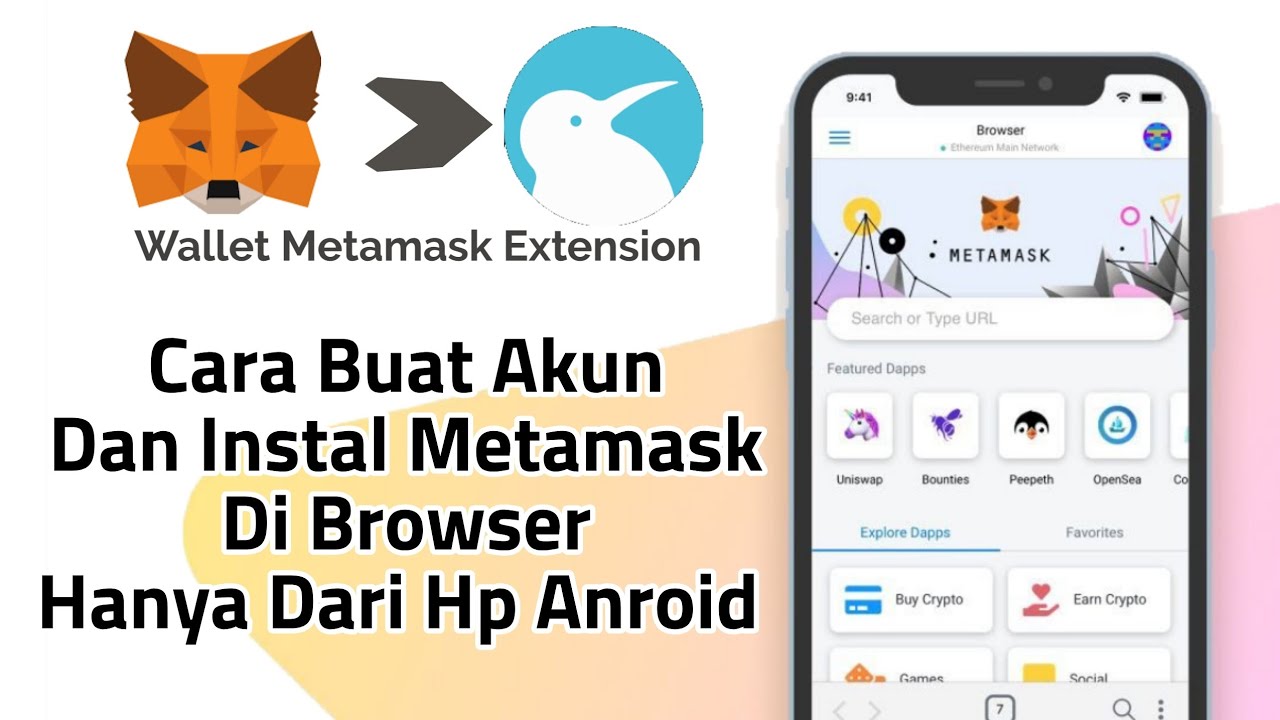 Tutorial Cara Mudah Instal Crypto Wallet Metamask Extension Di Browser ...