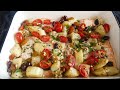 Как быстро приготовить рыбу по-средиземноморски в духовке