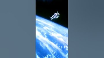 Astronaut Bruce McCandless FIRST Untethered Spacewalk 1984 #historicaltidbits