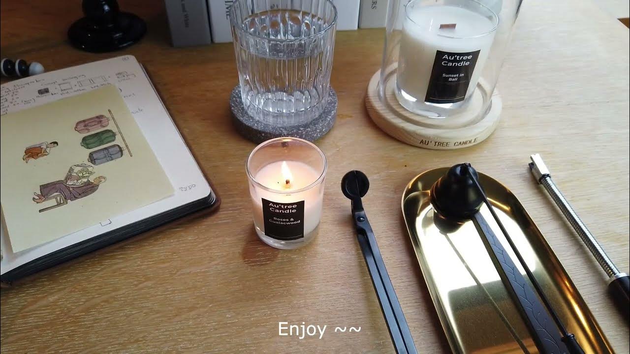 Why my candle black smoke or soot flame flicker dancing flame? Trim