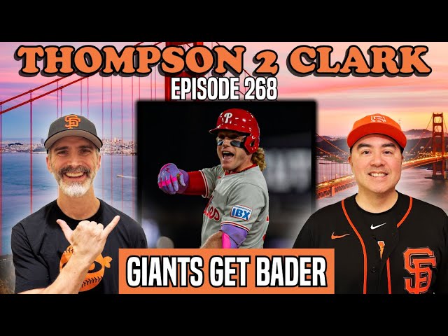 SF Giants Sign Harrison Bader! + Logan Webb Reacts to Dodgers Superteam | Thompson 2 Clark