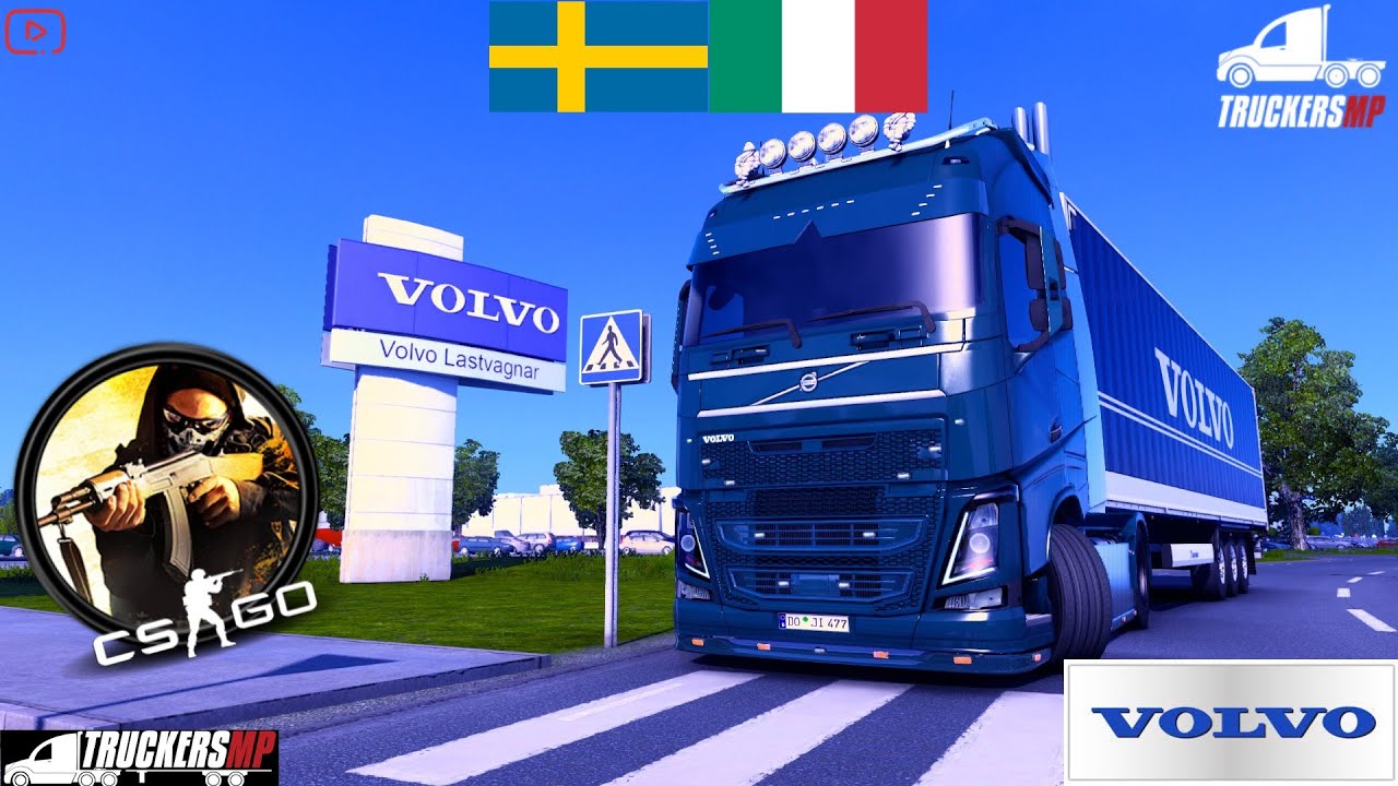 LIVE! ETS 2 MP Chill Ride Sweden Italy VOLVO