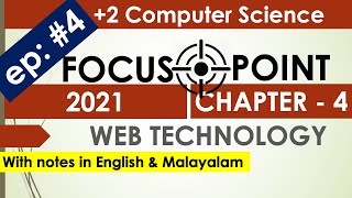 Chapter 4 | Focus Point 2021 | +2 Computer Science| +2 Computer Application| With Notes | Exam Tips