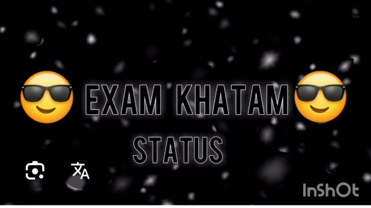 Exam khatam status 😝😝