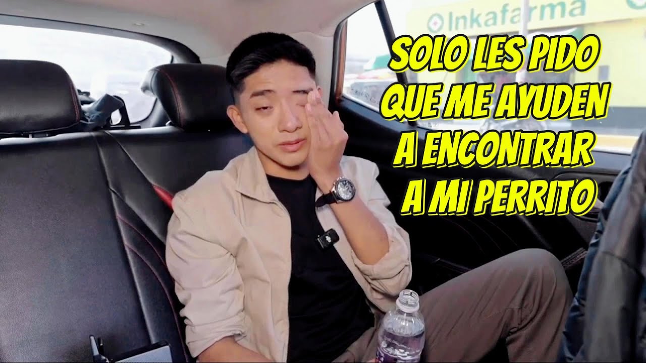 OSCAR JUNIOR LLORA AL ENTERARSE QUE SE LE PERDIO SU PERRITO 