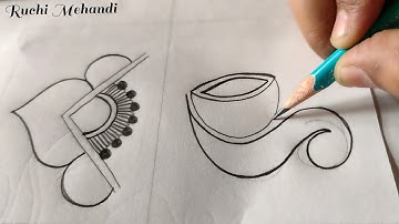 Mehandi Classes - 14 For Beginners | Learn Basic Shapes Of Mehandi Designs | Ruchi Mehandi 2022