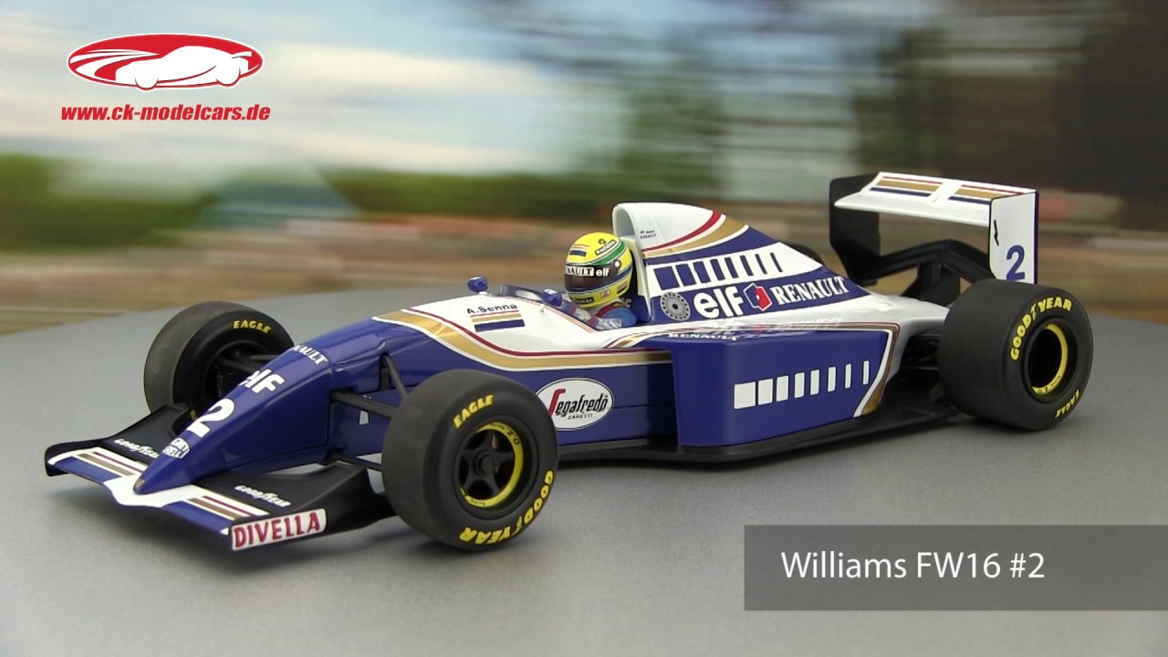 Steering wheel Minichamps 1/2 Williams Renault FW16 A. Senna 1994