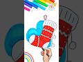 Draw Christmas Stuff Easy | How to Draw Christmas Stuff 🌈🎄 #christmas #heart #drawing #shorts