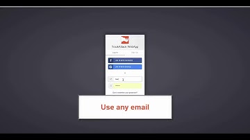 Creating a new account on Track Attack