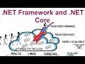 .NET Framework and .NET Core