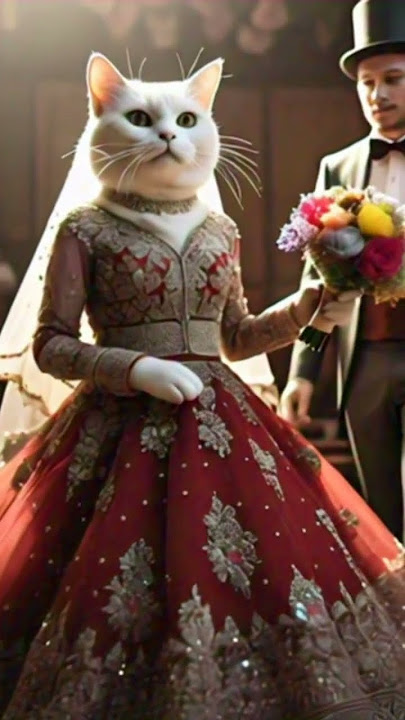 #cute #cutecat #shortsfeed #dubidubidu #cuteanimal #bilibili #catwedding