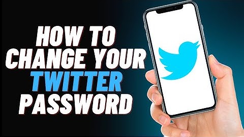 How To Change Twitter Password (EASY)