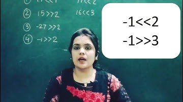 bitwise shift operators in c