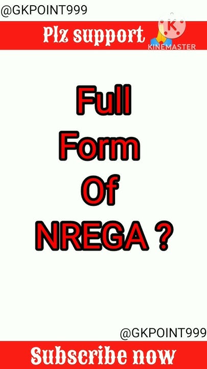 Full Form Of NREGA NREGA Ki Full Form Kya Hai viral gk full-form-of-nrega-nrega-ki-full-form-kya-hai-viral-gk