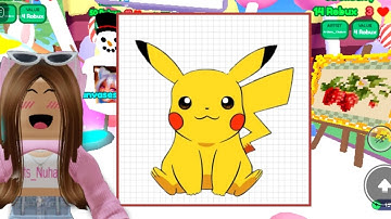 How To Draw Pikachu On Starving Artist *Pixel Art Tutorial*