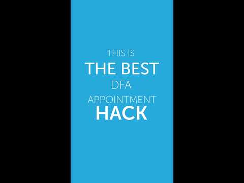Best DFA Appointment Hack c/o Michelle of DIY Travel Philippines