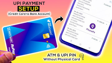 HDFC Tata Neu Plus Rupay Credit Card UPI Payment Setup on PhonePe | Make ATM Pin & UPI Pin