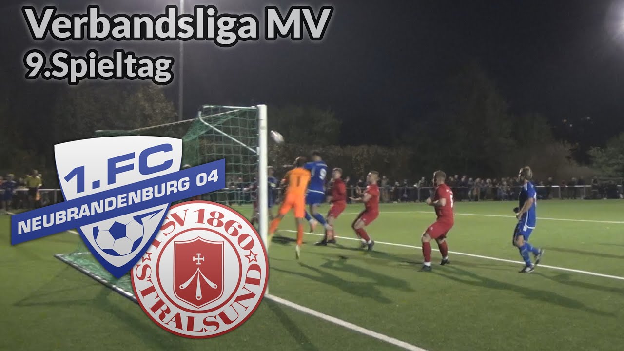 1.FC Neubrandenburg 04 - TSV 1860 Stralsund (27.10.2023) - YouTube