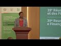 39th Meeting of the Adminstration and Finance Committee