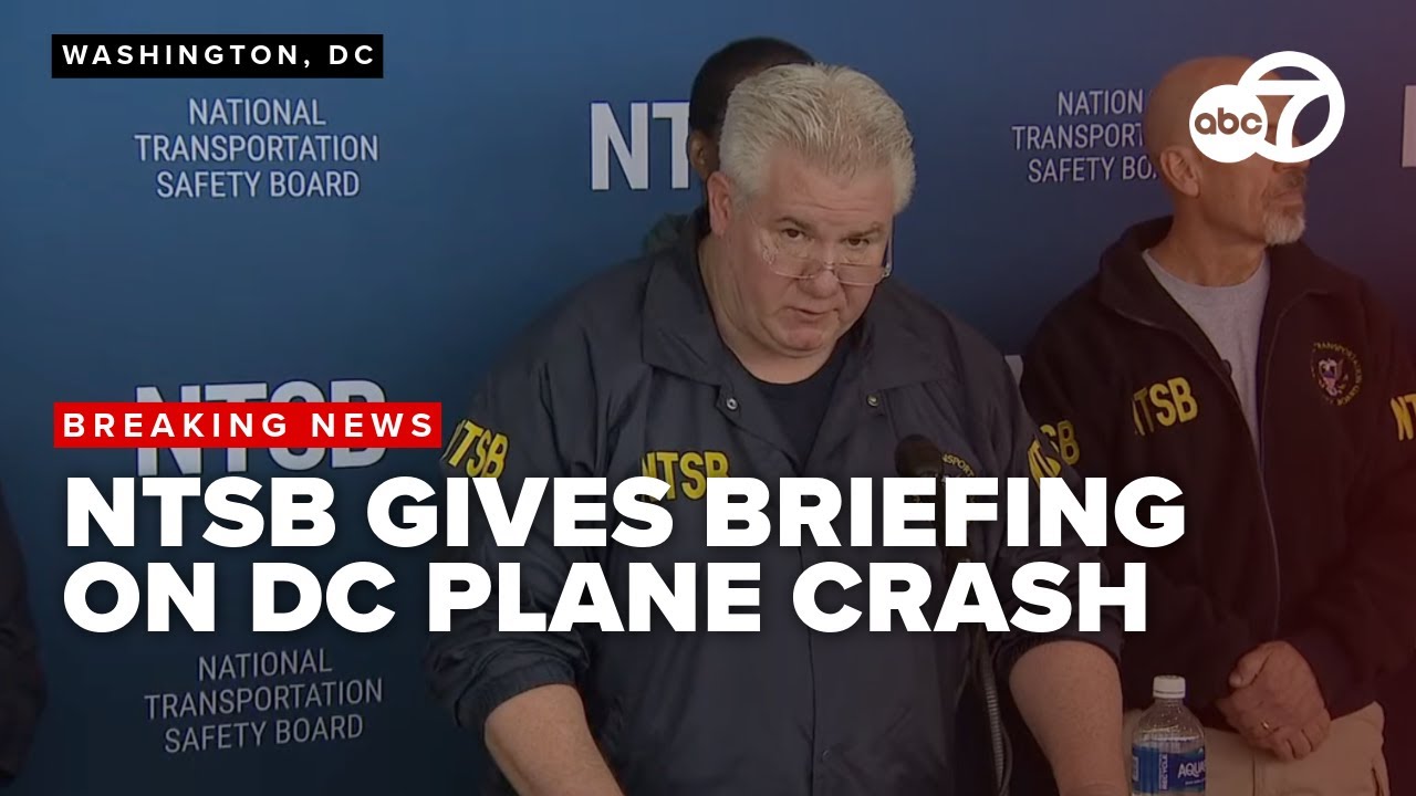 NTSB officials give press briefing on fatal Washington DC plane crash ...