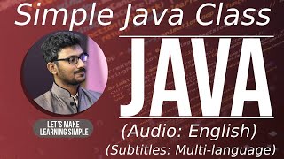 How to write a simple Java Program (Java Tutorial)