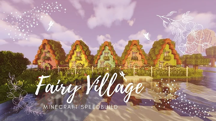 Minecraft Fairy Village | Speedbuild | Aesthetic M...