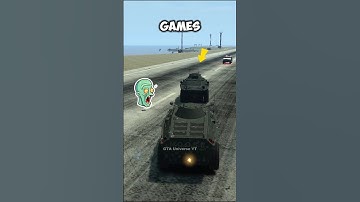 Wat gebeurt er als twee tanks botsen in GTA-games? #gta