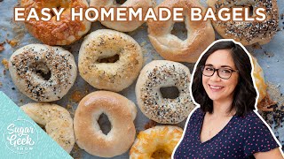 The BEST Easy Homemade Bagels In 60 Minutes