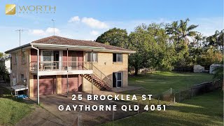 FOR SALE - Large 1103sqm Block, Exceptional Value - 25 Brocklea Street, Gaythorne QLD