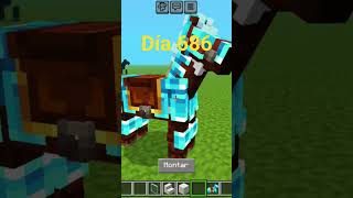 Poniendo un bloque cada día sin novia día 686 #minecraft #mincraf #minecraftpe #shorts #short