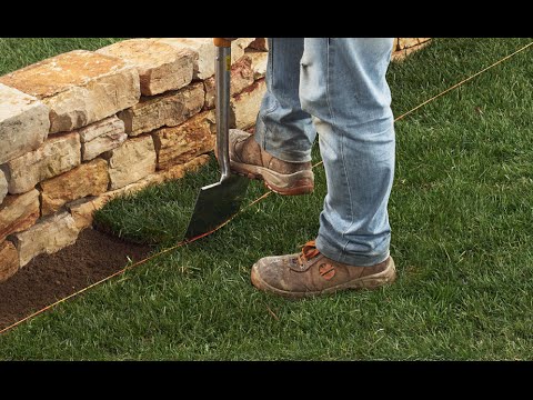 Video guida bordura muro folénde, giardini in pietra naturale ... Giardini in pietra