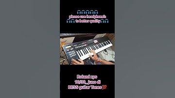 bess guitar Roland xps 10/30_juno di !! palak 🎶 music backup🎹