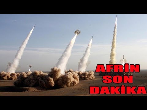 AFRİN SON DAKİKA! TSK VURUYOR( ZEYTİN DALI OPERASYON GÖRÜNTÜLERİ)