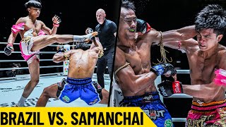 Matrix Moves In Real Life 😎 Brazil vs. Samanchai | Muay Thai Full Fight