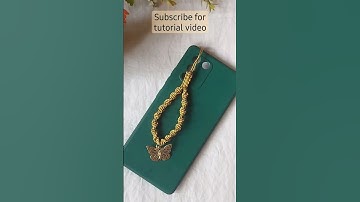 Easy Macrame phone charm | Macrame phone strap | #shorts #youtubeshorts #phonestrap  #macrame #viral