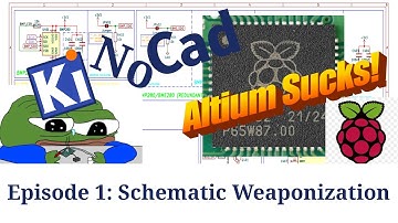 KinoCad - Episode 1 - CRAZY Tips for DANGEROUS Schematic Editing - Raspberry Pi Pico/RP2040