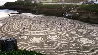 Giant Bubbles With Denevans Beach Art At Sunny Cove Shortened Version