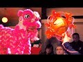 2017 PINK Lion Dance &amp; Fireball Performance - Boston Main Street Competition Múa Lân Near Chinatown