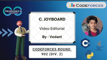 C. Joyboard | Codeforces Round 902 (Div. 2) | Codeforces | DCC NIT-A