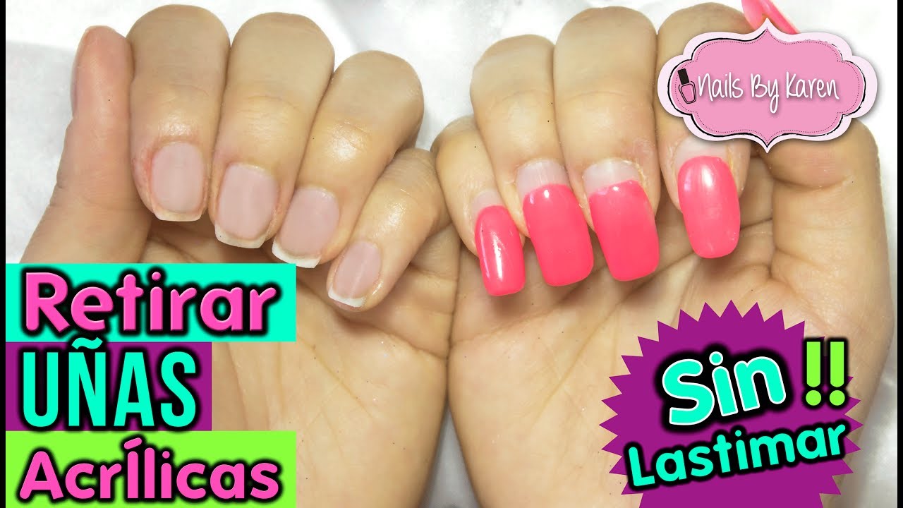 Detalle 45+ imagen pasos para retirar uñas acrilicas