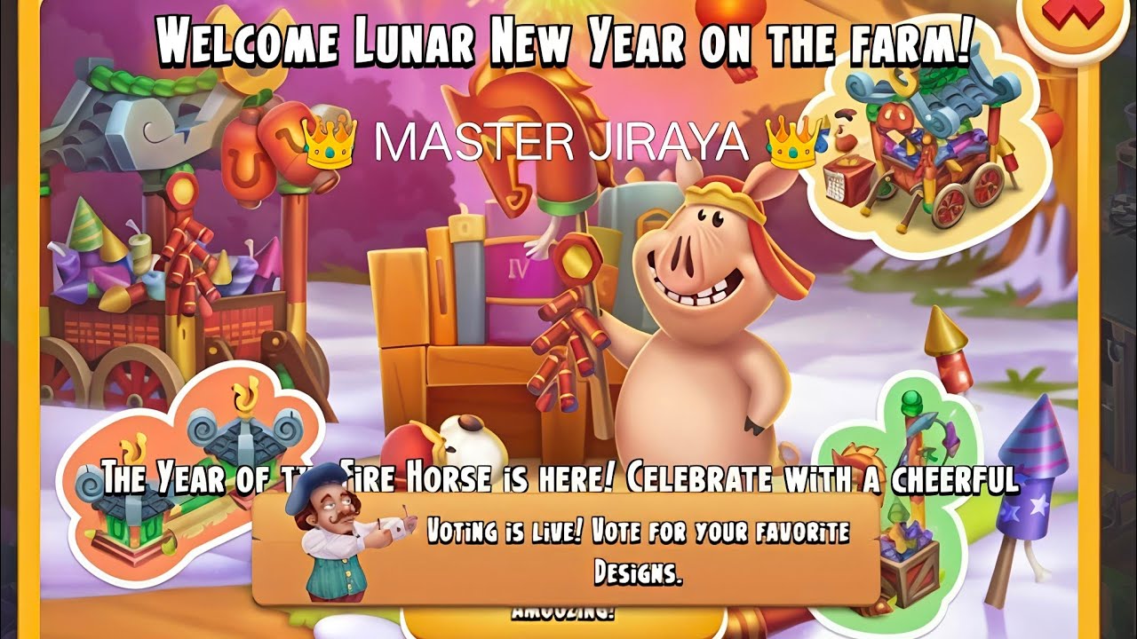 Hay day gaming level 145 for 👑 MASTER JIRAYA 👑 farming