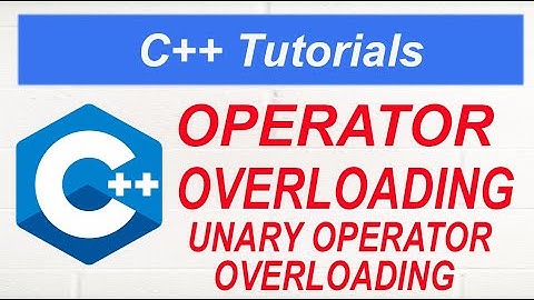 Operator Overloading || Unary Operator Overloading in C++ in (Hindi/Urdu)#37|| My Academy