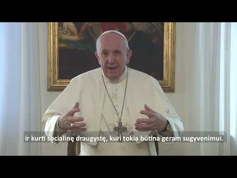 Popiežiaus maldos intencija liepai: už socialinę draugystę
