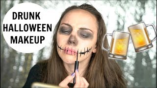 DRUNK HALLOWEEN MAKEUP