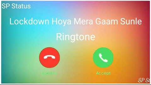 Lockdown Ringtone 2020 || Lockdown Hoya Mera Gaam Sunle Song Ringtone || Punjabi Song Ringtone