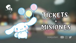 Ubicación TICKETS (Cinnamoroll) + Misiones en PARAMO + Velas de temporada en BÓVEDA + Fragmento