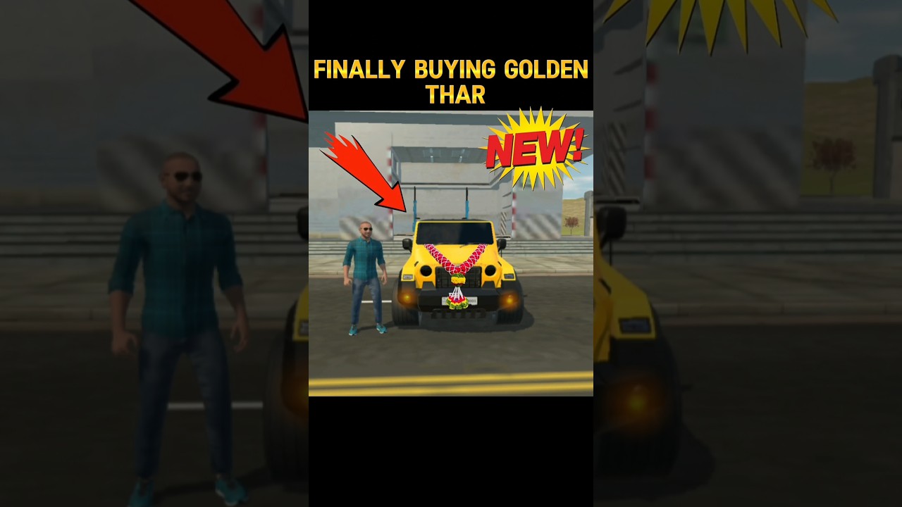 FINALLY BUYING GOLDEN THAR | INDIAN VEHICLE SIMULATOR 3D 