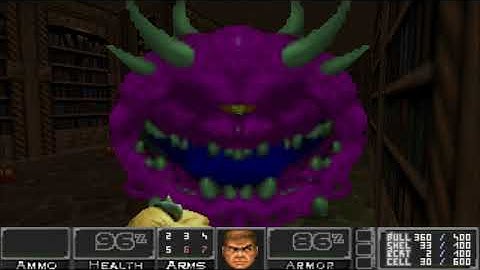 Doom 2 Gridlock Level 11 UV Max with Colorful Hell (Commentary)